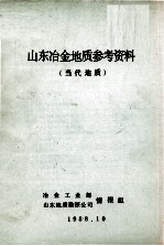 山东冶金地质参考资料 当代地质