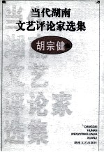 当代湖南文艺评论家选集 胡宗健卷