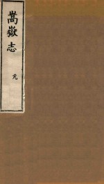 嵩岳志 元