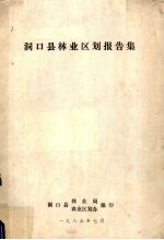 洞口县林业区划报告集