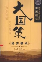 大国策 通向大国之路的中国模式 经济模式