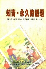 眉山市东坡区政协文史资料 第1辑 总第11辑 知青·永久的话题