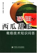 砂田西瓜甜瓜栽培技术知识问答