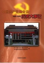 中国共产党姚安县历史大事记 1925-2003