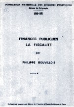 FRINANCES PUBLQUES LA FISCALITE PAR