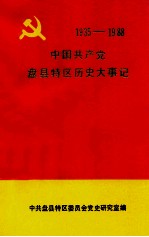 中国共产党盘县特区历史大事记 1935-1988
