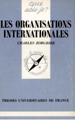 LES ORGANISATIONS INTERNATIONALES