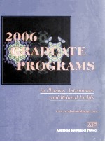 2006 GRADUATE PROGRAMS