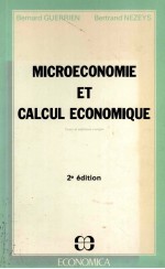 MICROECONOMIE ET CALCUL ECONOMIQUE