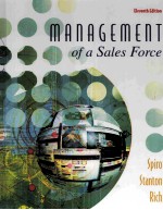 MANAGEMENT OF A SALES FORCE ELEVENTH EDITION