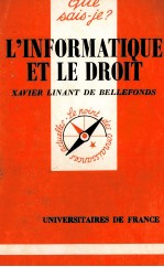 L'INFORMATIQUE ET LE DRORT