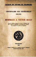 Hommage a Victor Hugo
