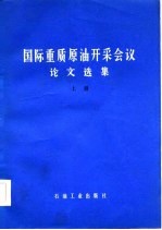 国际重质原油开采会议论文选集 上