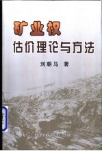 矿业权估价理论与方法