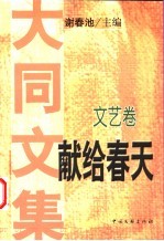 大同文集 文艺卷