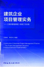 建筑企业项目管理实务 项目管理规程的建立与实施