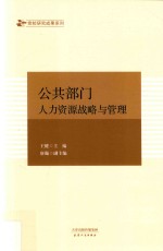 公共部门人力资源战略与管理