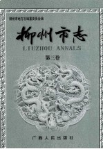 柳州市志 第3卷