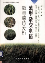 滇型杂交水稻数量遗传分析