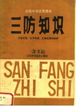 三防知识 对核武器、化学武器、生物武器的防护