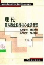 现代西方商业银行核心业务管理 风险管理、财务计划、机构设计、网上银行