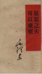 星星之火,可以燎原