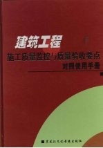 建筑工程施工质量监控与质量验收要点对照使用手册 上
