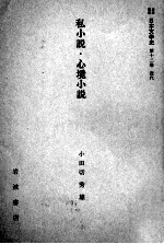 私小説·心境小説
