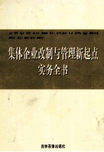 集体企业改制与管理新起点实务全书 第3卷