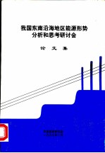 我国东南沿海地区能源形势分析和思考研讨会 论文集