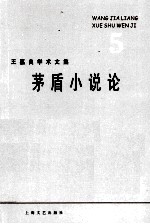 王嘉良学术文集 5 矛盾小说论