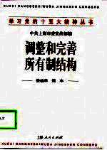 调整和完善所有制结构
