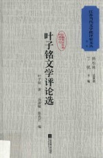 江苏当代文学批评家文丛 第1辑 叶子铭文学评论选