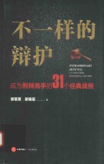 不一样的辩护 成为刑辩高手的31个经典战例