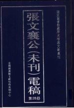 张文襄公（未刊）电稿 28