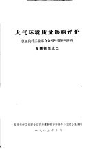 大气环境质量影响评价 仪征化纤工业联合公司环境影响评价 专题报告之三