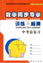 数学同步导学训练与检测 中考总复习
