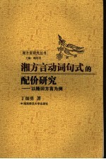 湘方言动词句式的配价研究 以隆回方言为例