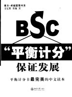 BSC“平衡计分”保证发展