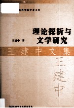 理论探析与文学研究 王建中文集