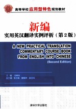 新编实用英汉翻译实例评析