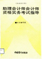 助理会计师、会计师资格实务考试指导 企业会计类