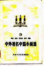 中外著名中篇小说选 3