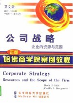 公司战略 企业的资源与范围 英文版
