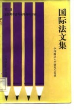 国际法文集 第二届全国青年国际法学者研讨会