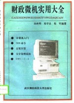 财政微机实用大全