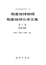 勘查地球物理勘查地球化学文集 第20集 电法专辑