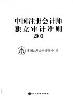 中国注册会计师独立审计准则 2003
