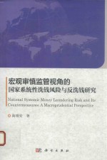 宏观审慎监管视角的国家系统性洗钱风险与反洗钱研究