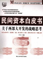 民间资本白皮书 关于西部大开发的战略思考